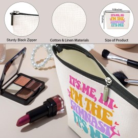 I\'m the Gymnast, Gymnastics Gifts, Gymnastics Stuff, Gymnast Team Graduation Gift Appreciation Makeup Bag Funny Cosmetic Bags Thank You Gifts for Women Girls Gymnastics Coach Friend Coworker Birthday