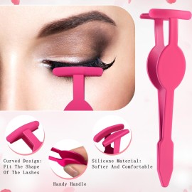 Eyelash Applicator Tool - 5-in-1 Lash Applicator Tool Set with Eyelash Extension Tweezers, Scissors, Brush - Professional Eye Lash Applicator Tools for DIY Eyelash Extensions, Cluster Lashes