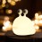 Myratts Led Cute Slug Night Light, Dimmable Kawaii Lamps, Super Squishy Silicone USB Rechargeable Touch Control Night Lamp, Used for Camping Party Room Decor (Slug)