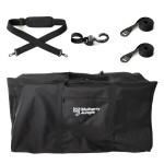 Venmark Stroller Bag - Baby Stroller Travel Bag for Single & Double Strollers - Black Stroller Storage Bag - Protects Strollers While Traveling - Complete with Stroller Hook