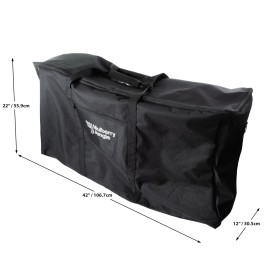 Venmark Stroller Bag - Baby Stroller Travel Bag for Single & Double Strollers - Black Stroller Storage Bag - Protects Strollers While Traveling - Complete with Stroller Hook