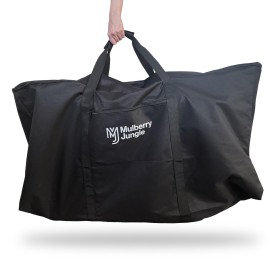 Venmark Stroller Bag - Baby Stroller Travel Bag for Single & Double Strollers - Black Stroller Storage Bag - Protects Strollers While Traveling - Complete with Stroller Hook