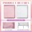 Hosuly 2 Pcs Satin Bassinet Sheet Baby Hair Soft Silk Feeling Sheet Baby Bassinet for Rectangle Cradle Pad Mattress Boys Girls Newborn Infant(Pink, Gray)