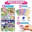 Funcils Dot Art Activity - Unicorn & Princess Sticker Kit, Toddler Art & Craft Supplies for Kids, Birthday Gifts for Boys & Girls Ages 3, 4, 5, 6, 7 Year Old - Kids Travel Toys, Airplane Must Have