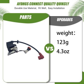 AFDHGS Upgraded Ignition Coil with Red Cap for Zenoah Chongyang 23CC-36CC Engines - Compatible with HPI Baja 5B 5T 5SC and FG REDCAT RC Cars