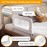 Baby Bed Guard Rail for Toddler - 32in Adjustable Heights, Swing Down Bedrail, Extra Tall Child Safety Side Railing Guards for Kids - Toddler Bed Rail for Queen, King, Twin, and Bunk Size Beds - Full