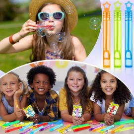 36 Pcs End of Year Gifts Mini Bubble Wands Gift Cards Set End of Year Gifts for Students Kids Bubble Party Favors with Tag Ribbon for Graduation Party Summer Goodie Bag Stuffers