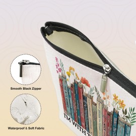 Book Floral Cosmetic Bag, Book Lovers Gifts, Book Gifts Bookish Gifts Readers Library Makeup Bag Inspirational Gifts for Women Sister Librarian Bookworm Girls Graduation Christmas Birthday Gift Book Floral Cosmetic Bag, Book Lovers Gifts, Book Gifts Bookish Gifts Readers Library Makeup Bag Inspirational Gifts for Women Sister Librarian Bookworm Girls Graduation Christmas Birthday Gift