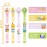 48PCS Easter Toys Mini Bubble Wands Assortment 6 Styles Kids Easter Basket Stuffers for Boys Girls, Bubble Blowing Gifts for Kids Party Favors