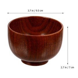 Mipcase Shaving Bowl, Shave Soap Bowl for Men Wooden Shaving Cream Mug Cup