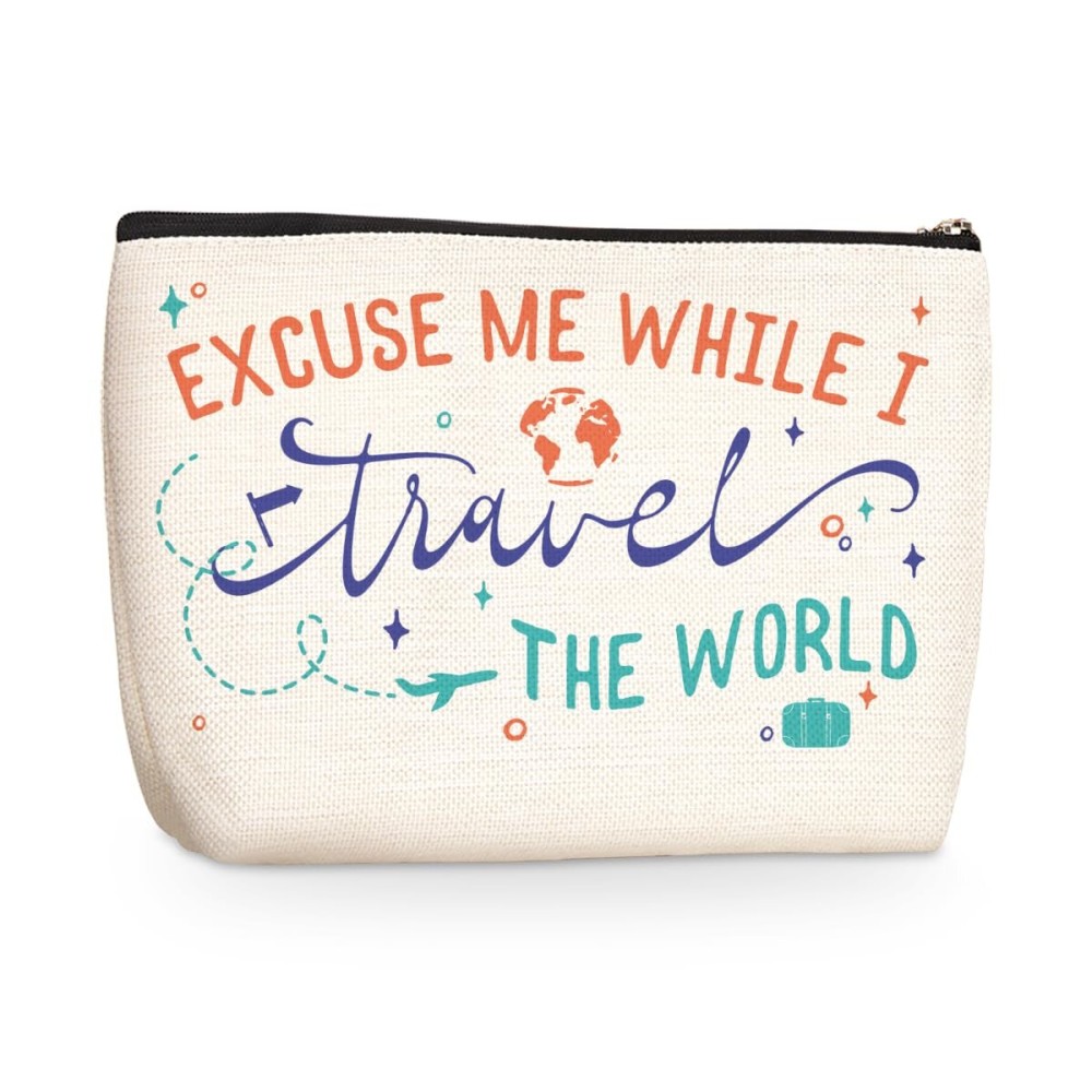 Funny Travel Gifts for Women Makeup Bag Travel Essentials Cosmetic Bag Travel Toiletry Bag Flight Vacation Gifts for Travel Lovers Sister Mom Travelers Girls Trip Birthday Mothers Day Anniversary Funny Travel Gifts for Women Makeup Bag Travel Essentials Cosmetic Bag Travel Toiletry Bag Flight Vacation Gifts for Travel Lovers Sister Mom Travelers Girls Trip Birthday Mothers Day Anniversary