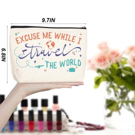 Funny Travel Gifts for Women Makeup Bag Travel Essentials Cosmetic Bag Travel Toiletry Bag Flight Vacation Gifts for Travel Lovers Sister Mom Travelers Girls Trip Birthday Mothers Day Anniversary Funny Travel Gifts for Women Makeup Bag Travel Essentials Cosmetic Bag Travel Toiletry Bag Flight Vacation Gifts for Travel Lovers Sister Mom Travelers Girls Trip Birthday Mothers Day Anniversary