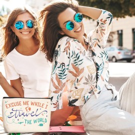 Funny Travel Gifts for Women Makeup Bag Travel Essentials Cosmetic Bag Travel Toiletry Bag Flight Vacation Gifts for Travel Lovers Sister Mom Travelers Girls Trip Birthday Mothers Day Anniversary Funny Travel Gifts for Women Makeup Bag Travel Essentials Cosmetic Bag Travel Toiletry Bag Flight Vacation Gifts for Travel Lovers Sister Mom Travelers Girls Trip Birthday Mothers Day Anniversary