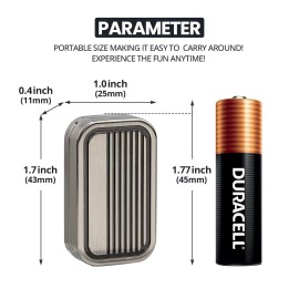 ITOKEY EDC Metal Fidget Slider Toys- Stress Relief EDC Fidget Sliders, Casual Metal Adult\'s Hand Toys for Office, Desk Stress Toy Gifts for Adults