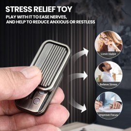 ITOKEY EDC Metal Fidget Slider Toys- Stress Relief EDC Fidget Sliders, Casual Metal Adult\'s Hand Toys for Office, Desk Stress Toy Gifts for Adults