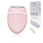 Electric Hair Shaver for Women: Compact, Cordless Wet & Dry Razor for Smooth Body & Dual Trimmers - Bikini Line and Quick, Travel-Friendly.BEAUTISILK (Pink)