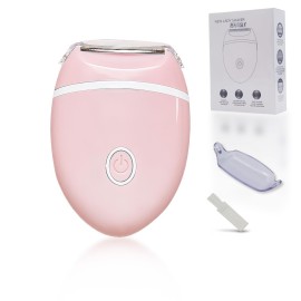 Electric Hair Shaver for Women: Compact, Cordless Wet & Dry Razor for Smooth Body & Dual Trimmers - Bikini Line and Quick, Travel-Friendly.BEAUTISILK (Pink)