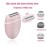 Electric Hair Shaver for Women: Compact, Cordless Wet & Dry Razor for Smooth Body & Dual Trimmers - Bikini Line and Quick, Travel-Friendly.BEAUTISILK (Pink)