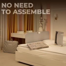 ARTTONA Toddler Bed Rail with Night Light - Foldable Bed Side Rails - Fits for Most Beds: Bed Rails for Full Size Bed, Queen Size Rails, Twin Rails - Portable Fence for Baby - 48 inch