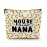 Leartoflife Nana Gift Nana Makeup Bag Grandma Gift Nana Zipper Pouch Funny Nana Makeup Bag Bananas Theme Gift Grandma Cosmetic Bag Grandma Gifts for Mothers Day