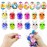 Holydeck 24 Pack Prefilled Easter Eggs with Squeeze Toys, Multicolored Easter Stress Balls, Great for Adult Easter Basket Stuffers and Party Favors