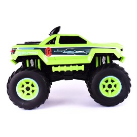 Maxx Action 12 Motorized \'Lights & Sounds\' Off-Road Monster Truck - Green