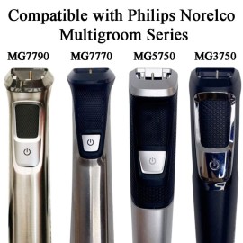 Replacement Trimmer Head Mini Foil Blade Cutter Compatible with Philips Norelco Shaver Multigroom Model MG7750,MG7770,MG7790,MG7791,MG3750,MG5750,BT5511 Shaver Attachment Replacement Part Replacement Trimmer Head Mini Foil Blade Cutter Compatible with Philips Norelco Shaver Multigroom Model MG7750,MG7770,MG7790,MG7791,MG3750,MG5750,BT5511 Shaver Attachment Replacement Part