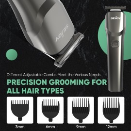 Sejoy Hair Clippers for Men Beard Trimmer with USB Rechargeable, Professional Cordless Hair Trimmer, Rechargeable Home Haircut for Men Women Kids Children,Cutting Beard Trimmer Barber Machine Sejoy Hair Clippers for Men Beard Trimmer with USB Rechargeable, Professional Cordless Hair Trimmer, Rechargeable Home Haircut for Men Women Kids Children,Cutting Beard Trimmer Barber Machine