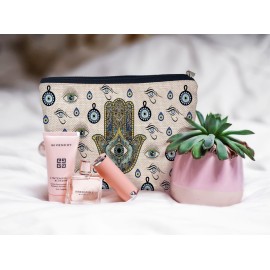 Ayxvt Evil Eye Makeup Bag - Witch Cosmetic Bags for Women, Evil Eye Gifts, Witch Gifts, Birthday Mothers Day Gifts for Women Mom