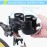 JINKEY Universal 360Rotation Dual Cup Holder for Baby Stroller, Adjustable 2 in 1 Double Stroller Cup Holder Attachment for Bike, Wheelchair, Scooter