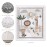 The Peanutshell 4 Piece Organic Cotton Baby Crib Bedding Set for Boys & Girls - Newborn, Infant & Toddler Nursery Bed Set Decor with Two Crib Sheets, Dust Ruffle Comforter - Safari Serenity