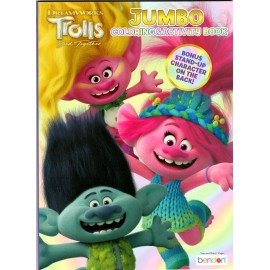 Trolls Coloring and Stickers Activity Book Bundle with Coloring Book, Trolls Activity Packs, Stickers, and More