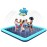 Bilibara 127\'\' Splash Pad for Dogs, Non-Slip Sprinkler for Kids, Square Splash Pad for Kids Ages 4-8, Splash Pads for Toddlers 1-3, Dog Sprinkler Shallow Pool, Outdoor Water Toys for Backyard, Teal