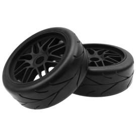 HIRCQOO OD 4.52 1/8 Off-Road RC Buggy Tires and Wheels Rims 17mm Hex Compatible with Arrma Typhon Talion Losi 8IGHT HPI HSP Redcat Racing Kyosho Hobao Traxxas RC 1/8 Scale Buggy
