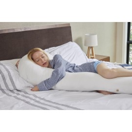 Eli & Elm Ultra Comfort Memory Foam Pregnancy Body Pillow, Unparalleled Comfort for Mom and The Bump with Unique Ergonomic Design