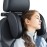 QRabbit Car Headrest Pillow, Comfortable Memory Foam Neck Support Pillow, Ideal for Long Road Trips, Relieves Neck Fatigue, Car Seat Headrest for Car Seat Metal Rod with Poles