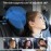 QRabbit Car Headrest Pillow, Comfortable Memory Foam Neck Support Pillow, Ideal for Long Road Trips, Relieves Neck Fatigue, Car Seat Headrest for Car Seat Metal Rod with Poles