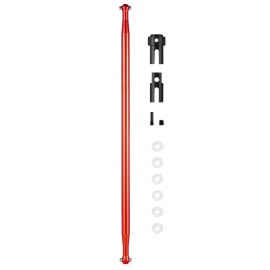 JGGZONE Tra-xxas Aluminum Alloy Slash VXL 4x4 Big Bone Center Driveshaft Outdrives 1/10 RC Upgrades Parts (Red)
