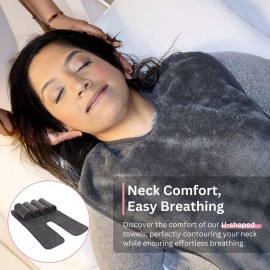 Efforest Facial Towels for Estheticians - Microfiber Soft Spa Towel for Skincare, Massage & Professional Use (Grey, Pack of 5)