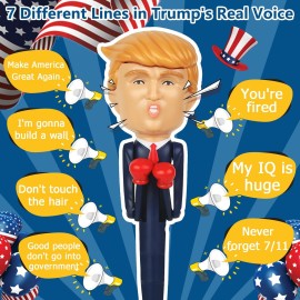 Gagift World Trump Merchandise - Talking Trump Pen With Real Voice, Funny and Unique Gift for Men, Christmas, Birthday, Father\'s Day