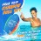 Billeeit Water Skipping Balls Set for Pool Play, Include 1 Rugby, 2 Balls and 2 Discs, Rainbow Color Splash Water Bouncing Balls, Fun Beach Toys & Games for Kids 3+ 4-8-12 and Adults