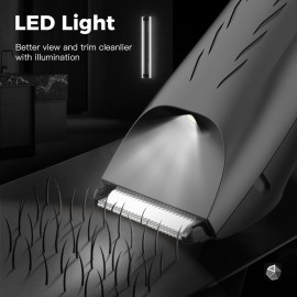 ENSSU Electric Body Hair Trimmer for Men, Waterproof Shaver - Cordless Pubic Groomer - Showerproof Ball Shaver