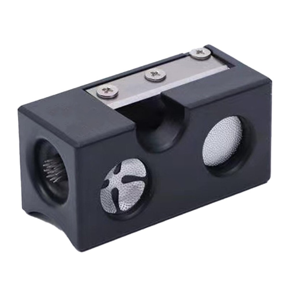 UDIYO Aluminum Pool Cue Tip Shaper, Cue Tip Shaper, Cue Repair Kit, Pool Cue Tips Replacement Kit, Pool Cue Shaper Accessories for Replacement and Shaping Cue Tips BlackEight in One