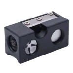 UDIYO Aluminum Pool Cue Tip Shaper, Cue Tip Shaper, Cue Repair Kit, Pool Cue Tips Replacement Kit, Pool Cue Shaper Accessories for Replacement and Shaping Cue Tips BlackEight in One