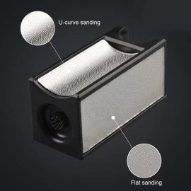 UDIYO Aluminum Pool Cue Tip Shaper, Cue Tip Shaper, Cue Repair Kit, Pool Cue Tips Replacement Kit, Pool Cue Shaper Accessories for Replacement and Shaping Cue Tips BlackEight in One