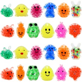 24 PCS Easter Mini Balls Easter Basket Stuffers Easter Egg Fillers Gifts Party Favors
