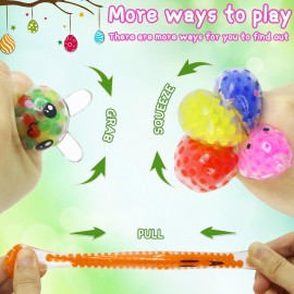 24 PCS Easter Mini Balls Easter Basket Stuffers Easter Egg Fillers Gifts Party Favors