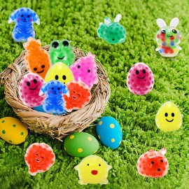 24 PCS Easter Mini Balls Easter Basket Stuffers Easter Egg Fillers Gifts Party Favors