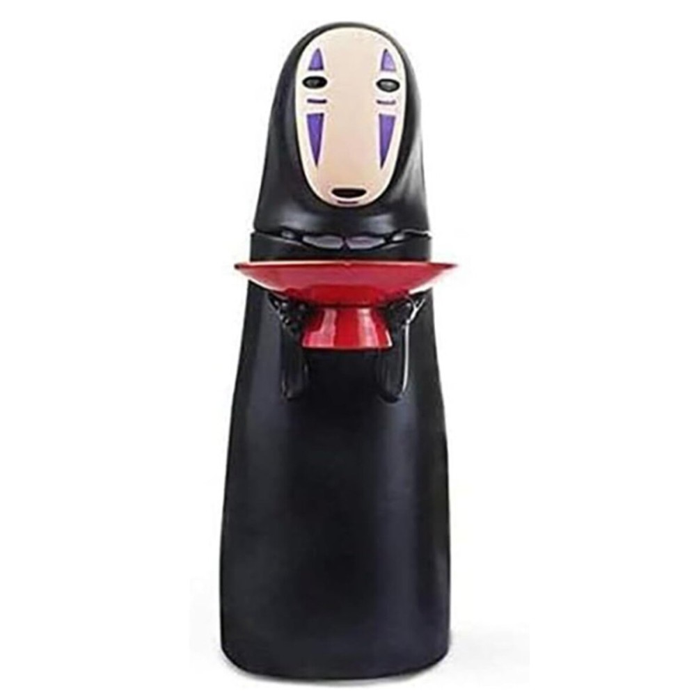 Zhanjiadm No Face Coin BankNo Face Piggy Bank,Auto Eat Coin Music Piggy Bank, Adults Boys Kids Birthday Gifts, Black