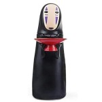 Zhanjiadm No Face Coin BankNo Face Piggy Bank,Auto Eat Coin Music Piggy Bank, Adults Boys Kids Birthday Gifts, Black